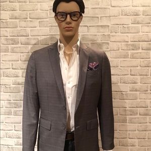 American Rag 1984 Grey Pattern Blazer Sport Coat